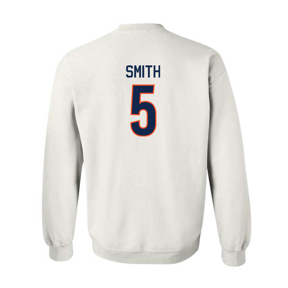 Virginia - NCAA Women's Basketball : Sa'Myah Smith - Replica Shersey Crewneck Sweatshirt-1