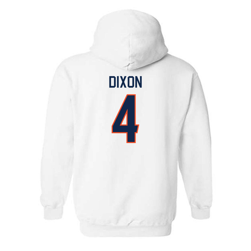 Virginia - NCAA Men's Basketball : Jurian Dixon - Replica Shersey Hooded Sweatshirt-1