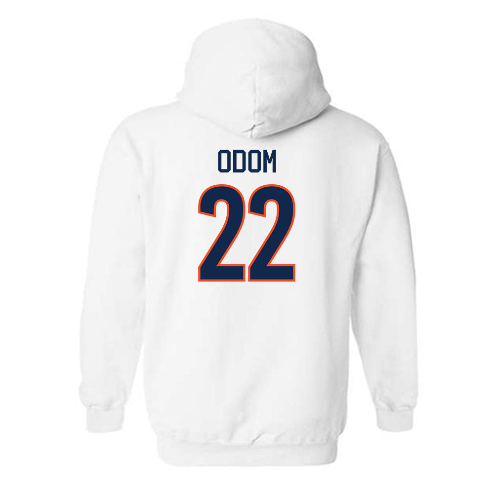 Virginia - NCAA Men's Basketball : Owen Odom - Replica Shersey Hooded Sweatshirt-1