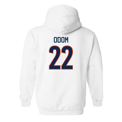 Virginia - NCAA Men's Basketball : Owen Odom - Replica Shersey Hooded Sweatshirt-1