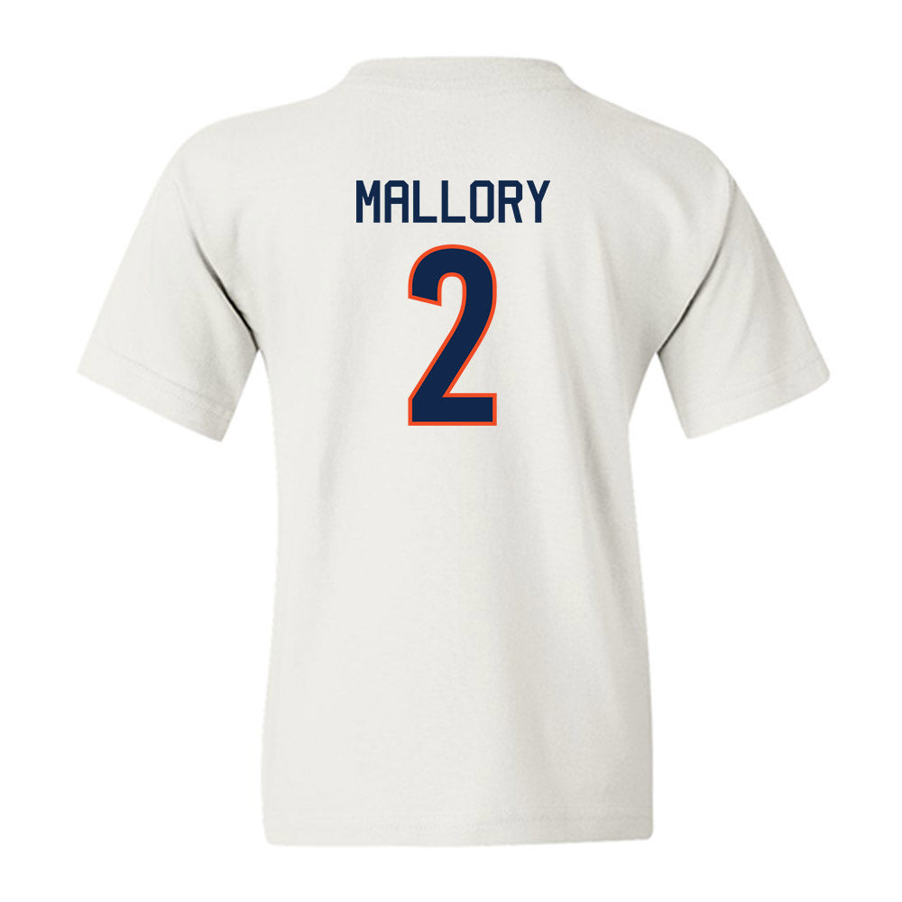Virginia - NCAA Men's Basketball : Chance Mallory - Replica Shersey Youth T-Shirt-1