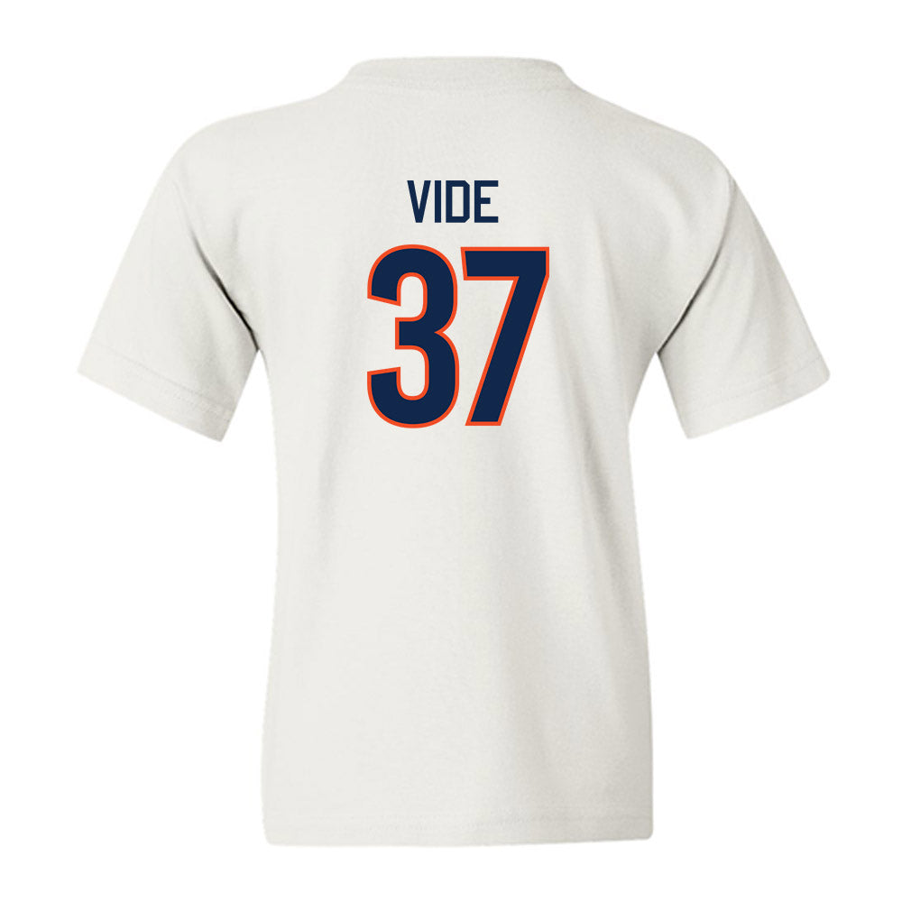 Virginia - NCAA Men's Basketball : Jan Vide - Replica Shersey Youth T-Shirt-1
