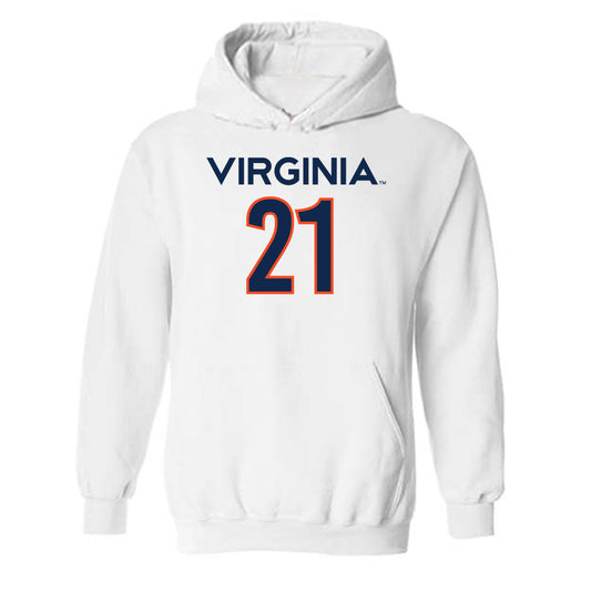 Virginia - NCAA Men's Basketball : Silas Barksdale - Replica Shersey Hooded Sweatshirt-0