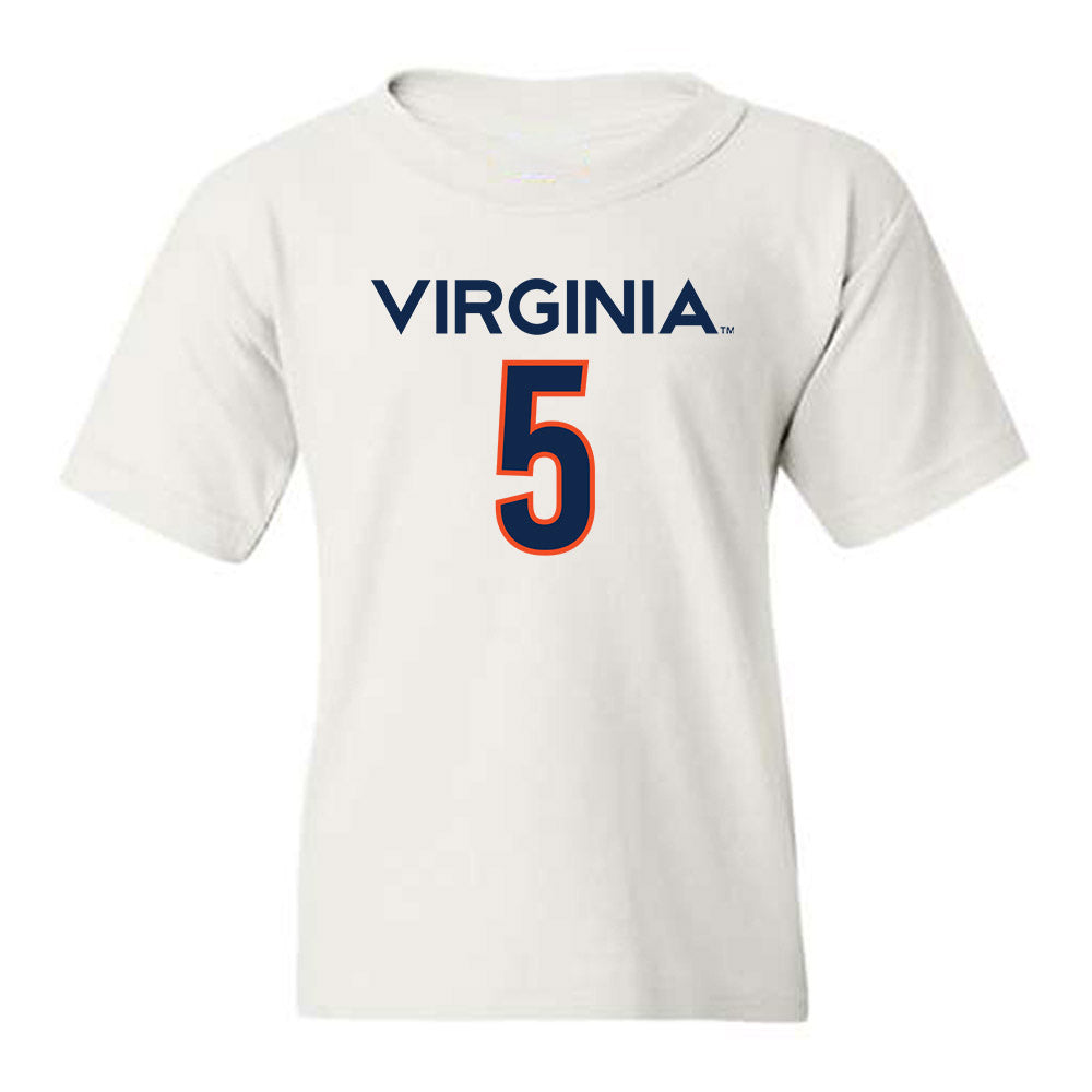 Virginia - NCAA Men's Basketball : Sam Lewis - Replica Shersey Youth T-Shirt-0
