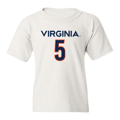 Virginia - NCAA Men's Basketball : Sam Lewis - Replica Shersey Youth T-Shirt-0