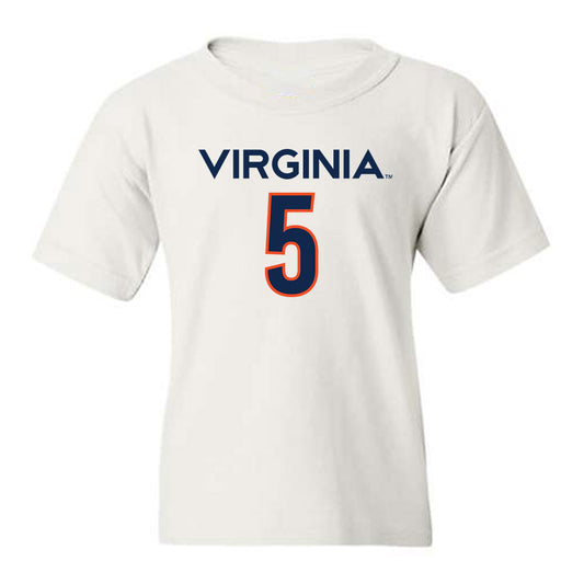 Virginia - NCAA Men's Basketball : Sam Lewis - Replica Shersey Youth T-Shirt-0