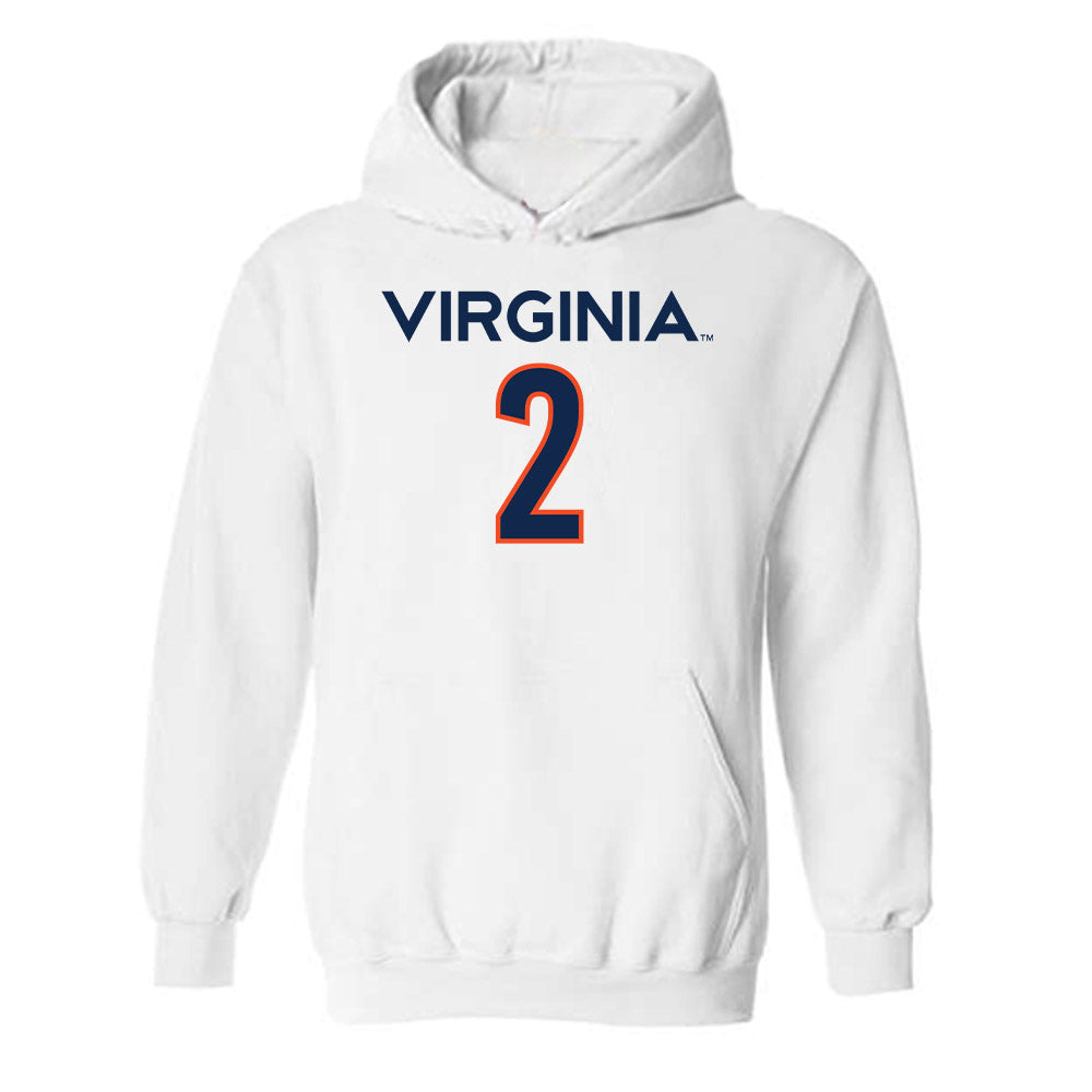 Virginia - NCAA Men's Basketball : Chance Mallory - Replica Shersey Hooded Sweatshirt-0