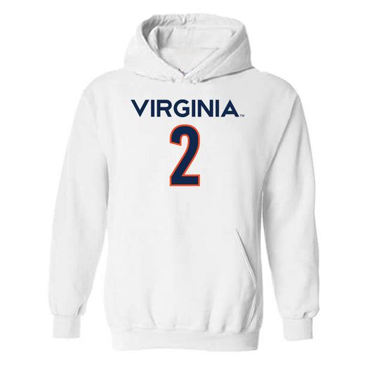 Virginia - NCAA Men's Basketball : Chance Mallory - Replica Shersey Hooded Sweatshirt-0