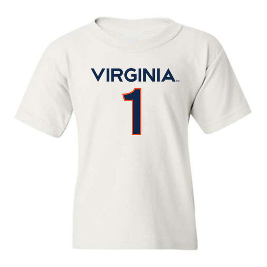 Virginia - NCAA Men's Basketball : Malik Thomas - Replica Shersey Youth T-Shirt-0