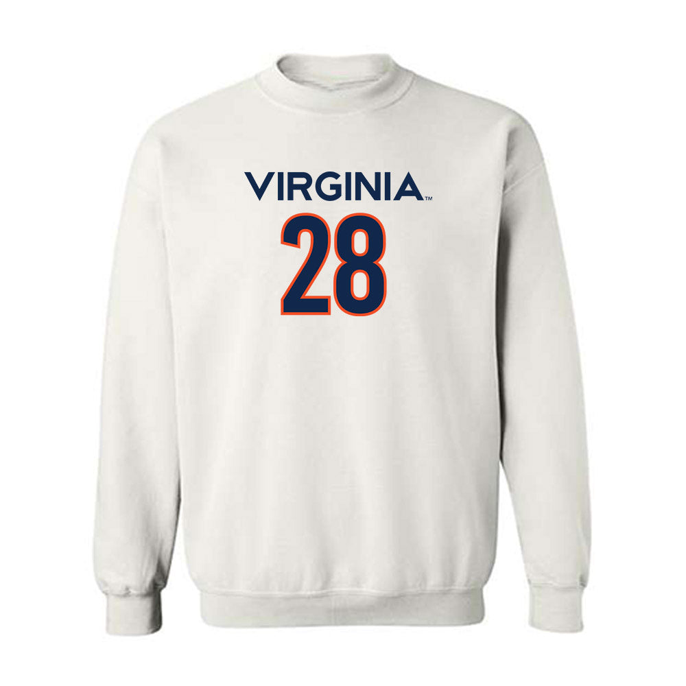 Virginia - NCAA Men's Basketball : Thijs De Ridder - Replica Shersey Crewneck Sweatshirt-0