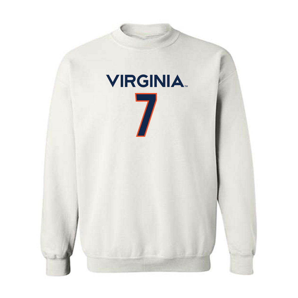 Virginia - NCAA Men's Basketball : Martin Carrere - Replica Shersey Crewneck Sweatshirt-0