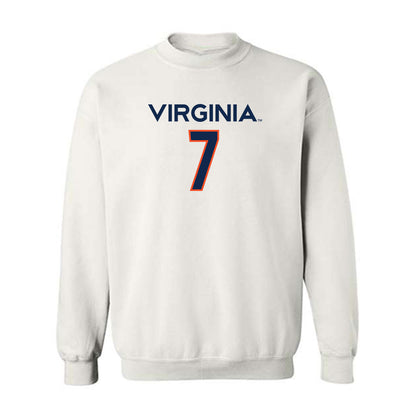 Virginia - NCAA Men's Basketball : Martin Carrere - Replica Shersey Crewneck Sweatshirt-0