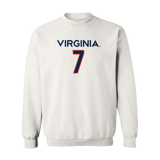 Virginia - NCAA Men's Basketball : Martin Carrere - Replica Shersey Crewneck Sweatshirt-0