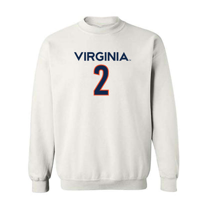 Virginia - NCAA Men's Basketball : Chance Mallory - Replica Shersey Crewneck Sweatshirt-0