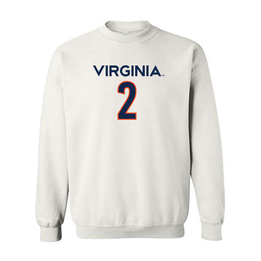 Virginia - NCAA Men's Basketball : Chance Mallory - Replica Shersey Crewneck Sweatshirt-0