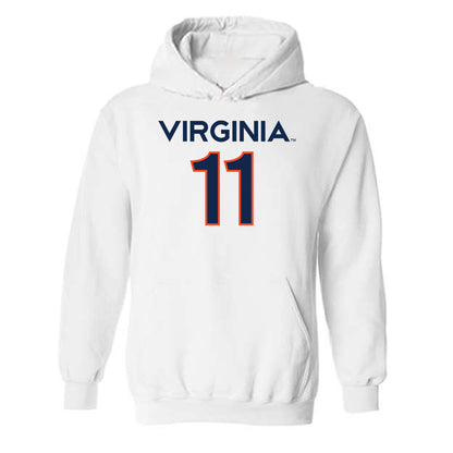 Virginia - NCAA Men's Basketball : Devin Tillis - Replica Shersey Hooded Sweatshirt-0