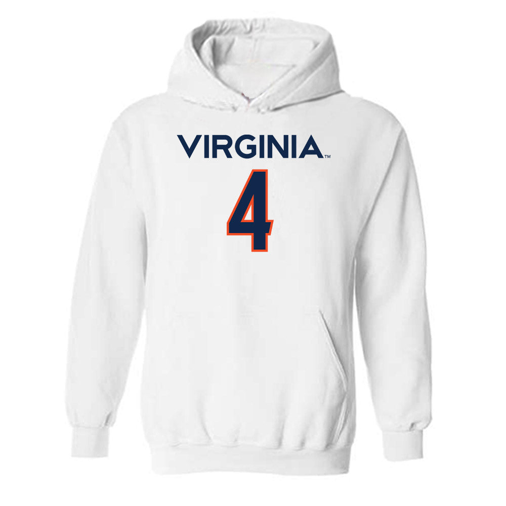 Virginia - NCAA Men's Basketball : Jurian Dixon - Replica Shersey Hooded Sweatshirt-0