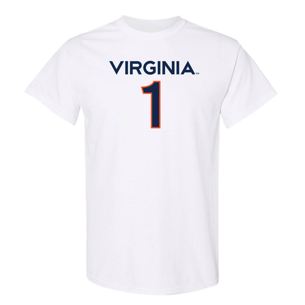Virginia - NCAA Men's Basketball : Malik Thomas - Replica Shersey T-Shirt-0