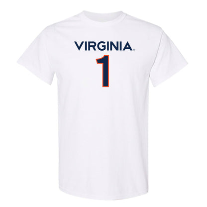 Virginia - NCAA Men's Basketball : Malik Thomas - Replica Shersey T-Shirt-0