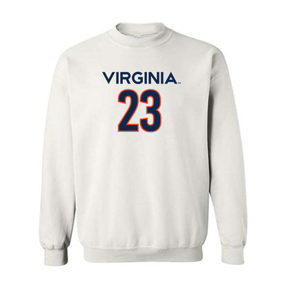 Virginia - NCAA Women's Basketball : Romi Levy - Replica Shersey Crewneck Sweatshirt-0