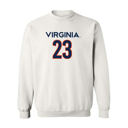 Virginia - NCAA Women's Basketball : Romi Levy - Replica Shersey Crewneck Sweatshirt-0