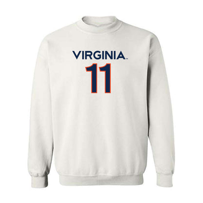 Virginia - NCAA Men's Basketball : Devin Tillis - Replica Shersey Crewneck Sweatshirt-0