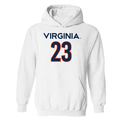 Virginia - NCAA Women's Basketball : Romi Levy - Replica Shersey Hooded Sweatshirt-0