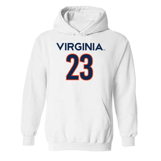 Virginia - NCAA Women's Basketball : Romi Levy - Replica Shersey Hooded Sweatshirt-0