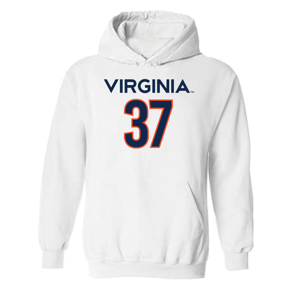 Virginia - NCAA Men's Basketball : Jan Vide - Replica Shersey Hooded Sweatshirt-0
