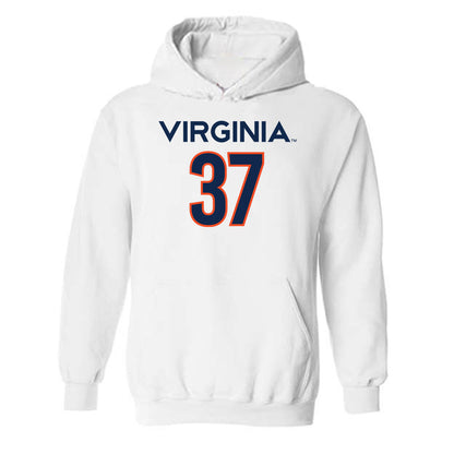Virginia - NCAA Men's Basketball : Jan Vide - Replica Shersey Hooded Sweatshirt-0