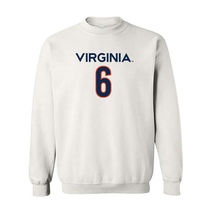 Virginia - NCAA Men's Basketball : Jacari White - Replica Shersey Crewneck Sweatshirt-0