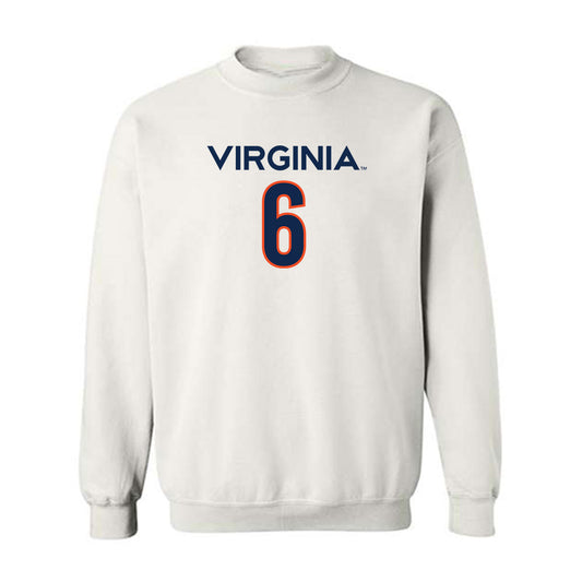 Virginia - NCAA Men's Basketball : Jacari White - Replica Shersey Crewneck Sweatshirt-0