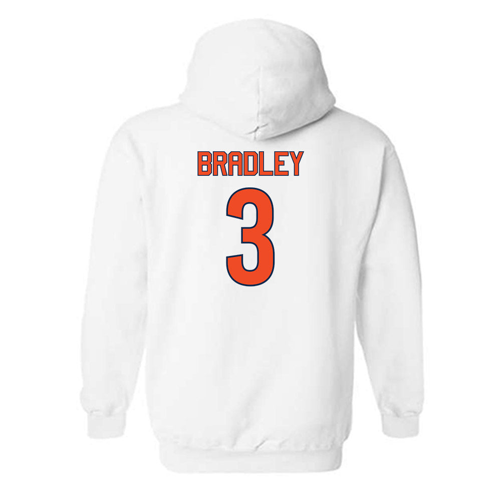 Virginia - NCAA Women's Soccer : Sophia Bradley - Replica Shersey Hooded Sweatshirt-1