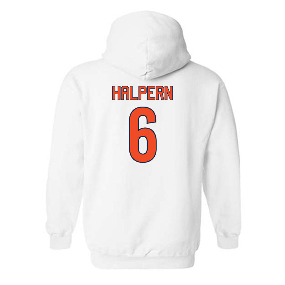 Virginia - NCAA Women's Soccer : addison halpern - Replica Shersey Hooded Sweatshirt-1