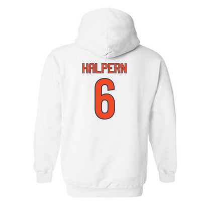 Virginia - NCAA Women's Soccer : addison halpern - Replica Shersey Hooded Sweatshirt-1
