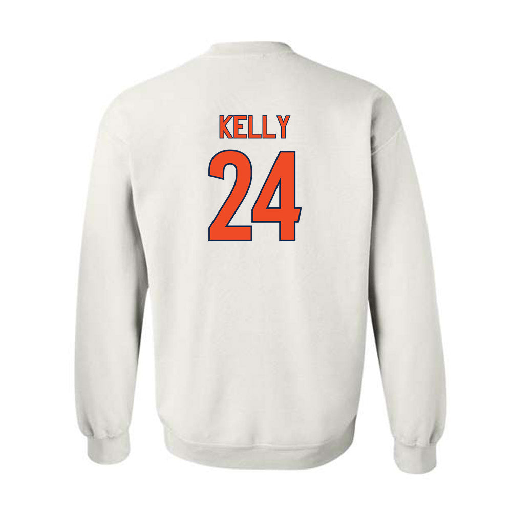 Virginia - NCAA Women's Soccer : Kathryn Kelly - Replica Shersey Crewneck Sweatshirt-1