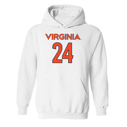 Virginia - NCAA Women's Soccer : Kathryn Kelly - Replica Shersey Hooded Sweatshirt-0