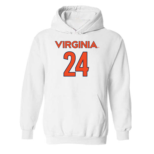 Virginia - NCAA Women's Soccer : Kathryn Kelly - Replica Shersey Hooded Sweatshirt-0