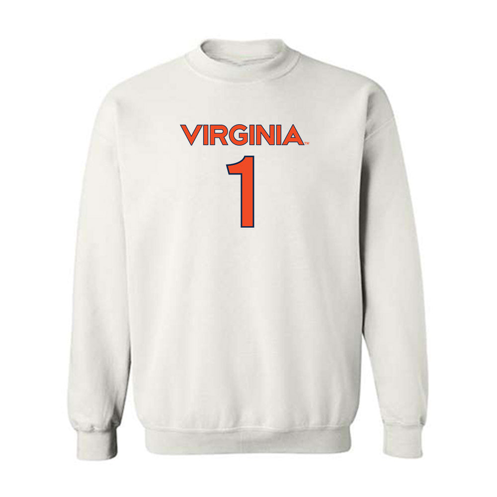 Virginia - NCAA Women's Soccer : Victoria Safradin - Replica Shersey Crewneck Sweatshirt