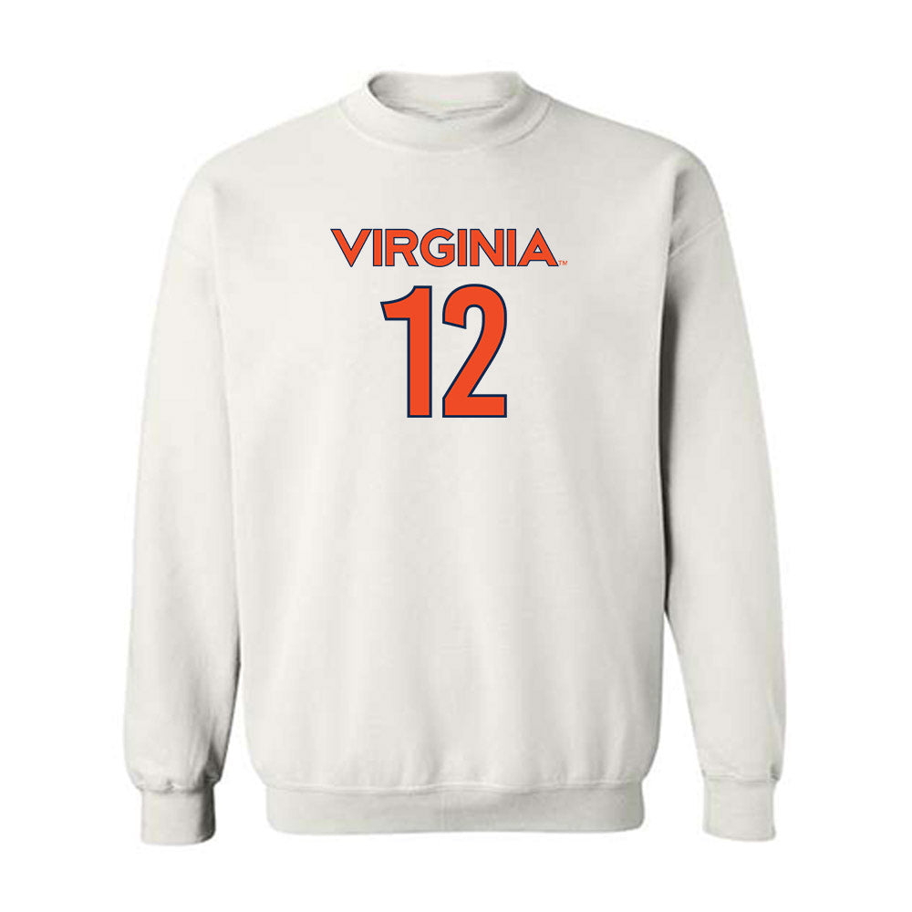 Virginia - NCAA Women's Soccer : Aniyah Collier - Replica Shersey Crewneck Sweatshirt-0