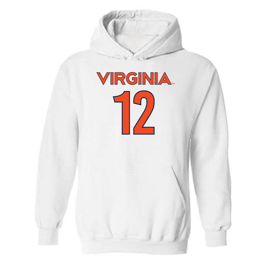 Virginia - NCAA Women's Soccer : Aniyah Collier - Replica Shersey Hooded Sweatshirt-0