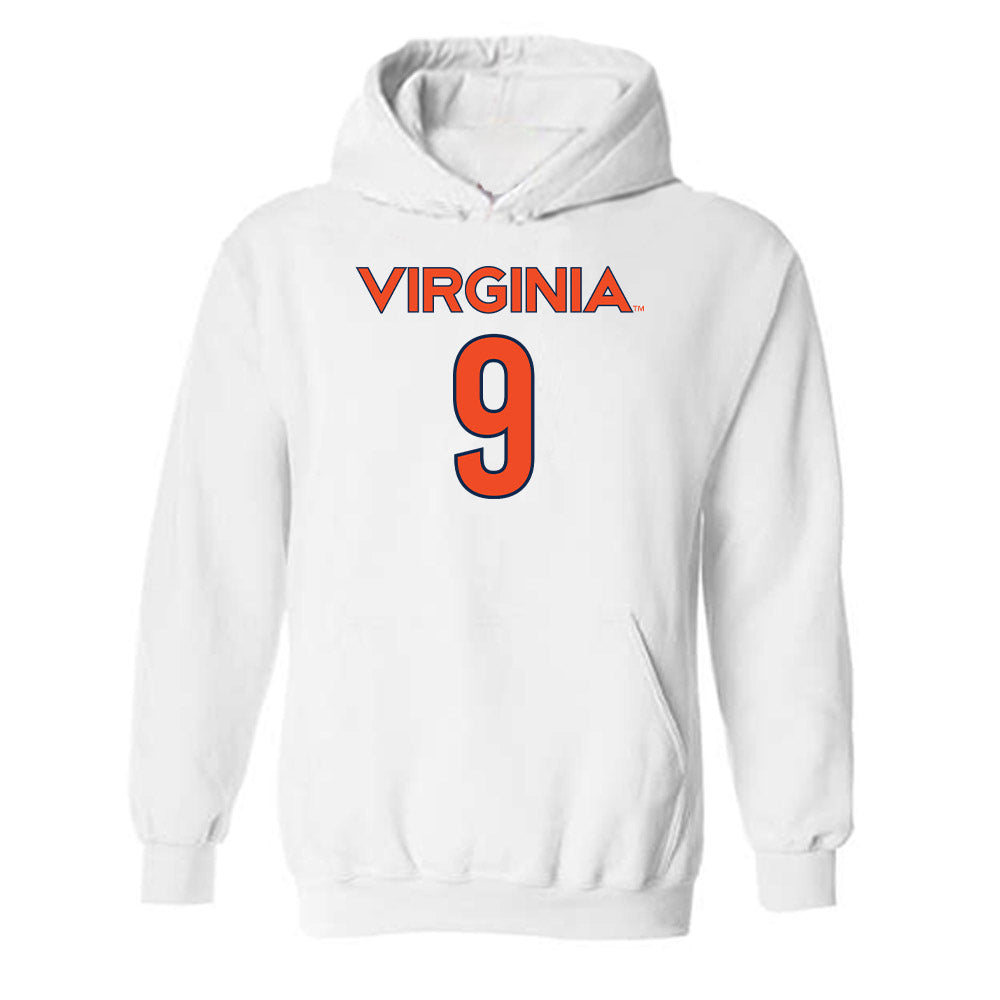 Virginia - NCAA Women's Soccer : Giovana Canali - Replica Shersey Hooded Sweatshirt-0