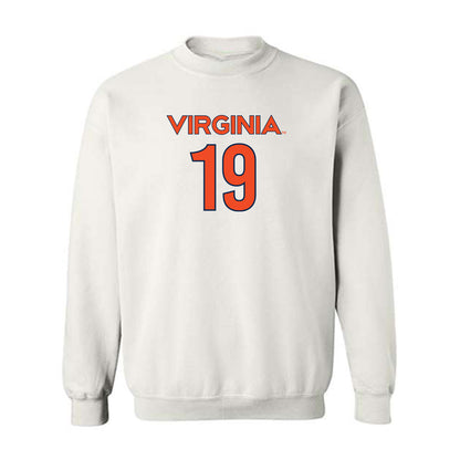 Virginia - NCAA Women's Soccer : Jill Flammia - Replica Shersey Crewneck Sweatshirt