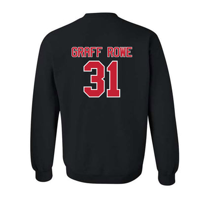 Utah - NCAA Baseball : Ashton Graff-Rowe - Replica Shersey Crewneck Sweatshirt-1