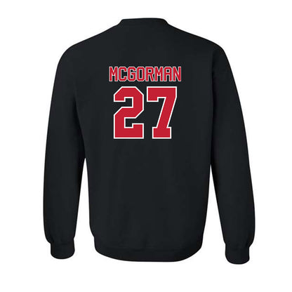 Utah - NCAA Baseball : Anson Mcgorman - Replica Shersey Crewneck Sweatshirt-1