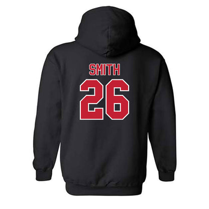 Utah - NCAA Baseball : Derek Smith - Replica Shersey Hooded Sweatshirt-1