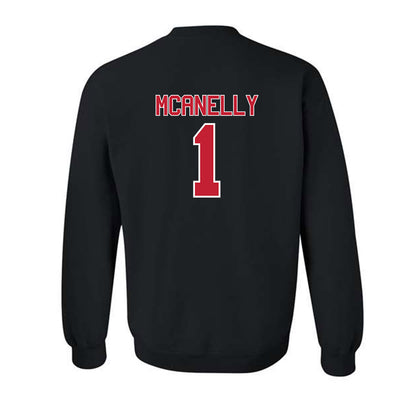Utah - NCAA Baseball : Colter McAnelly - Replica Shersey Crewneck Sweatshirt-1