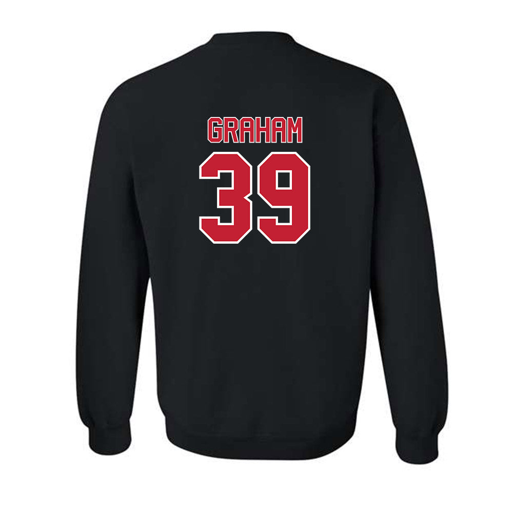 Utah - NCAA Baseball : Seth Graham - Replica Shersey Crewneck Sweatshirt-1