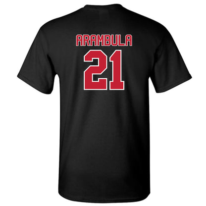 Utah - NCAA Baseball : Daniel Arambula - Replica Shersey T-Shirt-1
