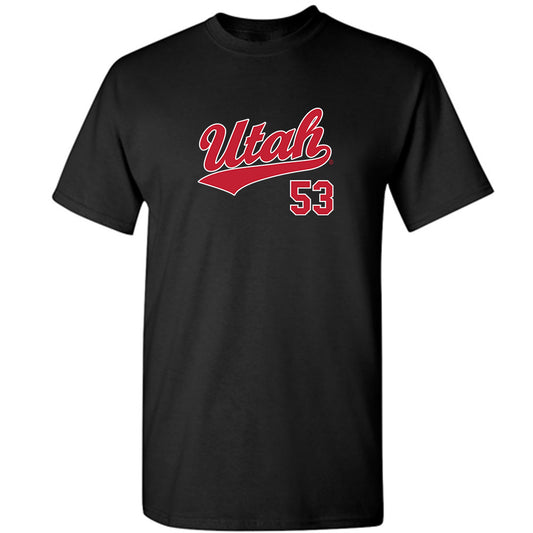 Utah - NCAA Baseball : Jet Gilliam - Replica Shersey T-Shirt-0